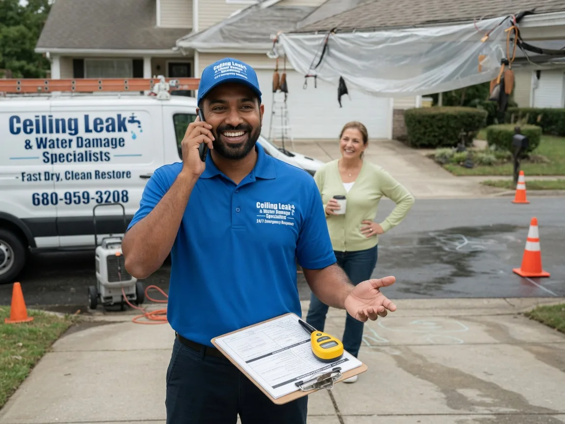 Ceiling Leak Cleanup Boyne City, MI FAQs